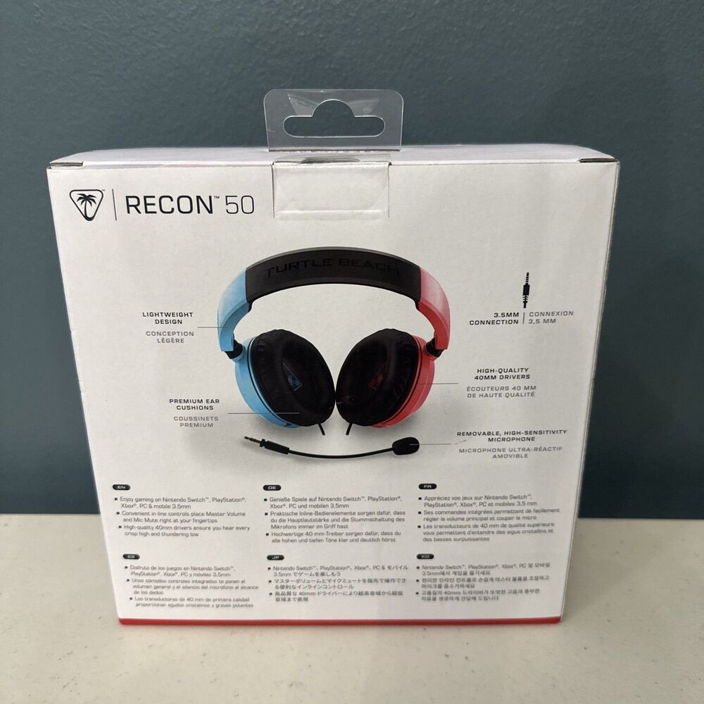 Turtle Beach Recon 50 Wired Gaming Headset for Nintendo Switch - Picture 2 of 5